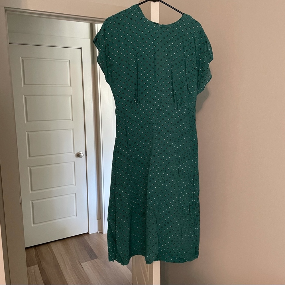 & Other Stories midi dress with open back